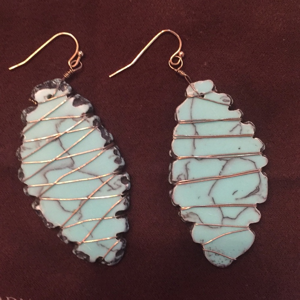 Beautiful Turquoise Stone Earrings